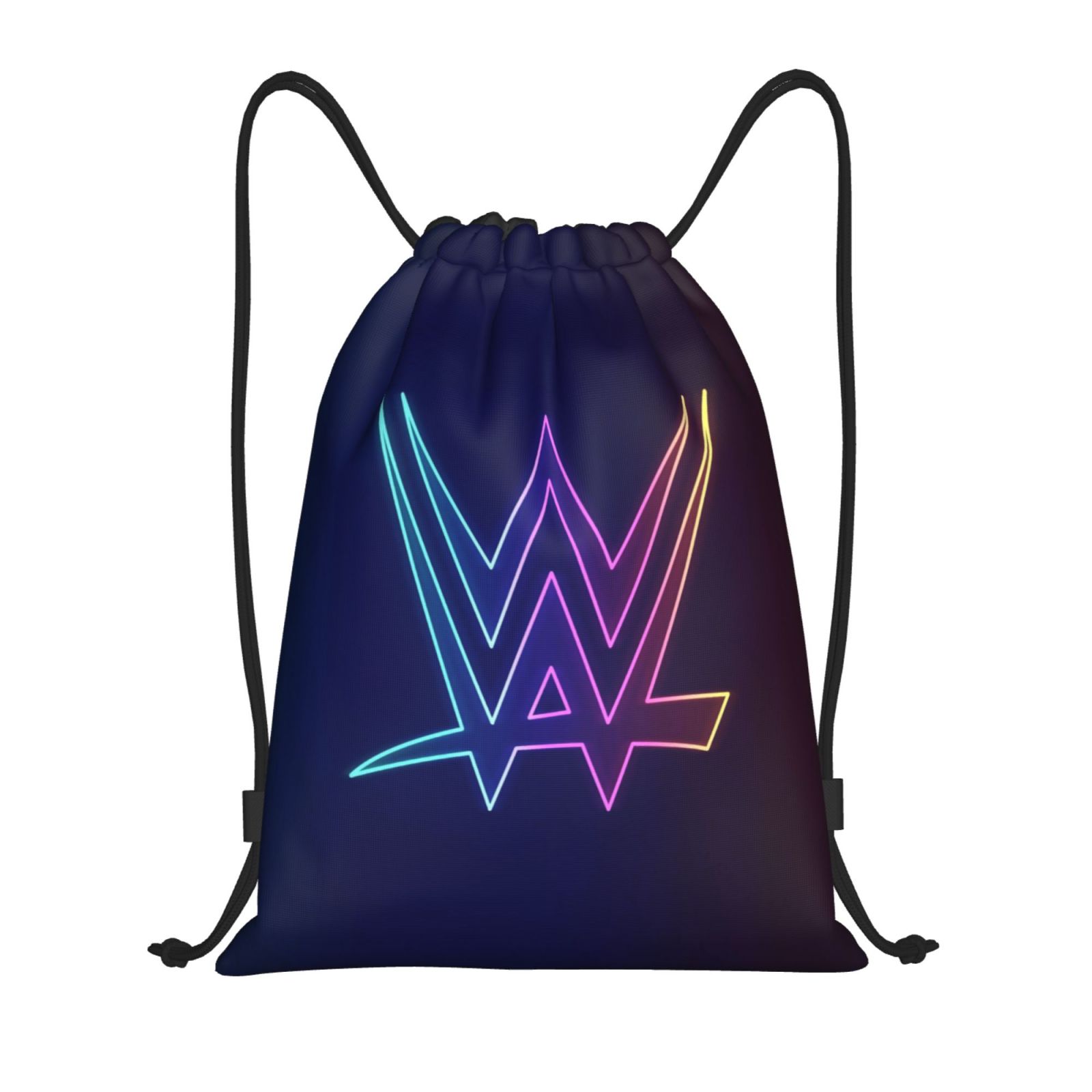 Wwe Drawstring Bag Sports Fitness Bag Waterproof Rope Bag For Training Traveling Hiking Gym Sackpack String Bag For Women Men Small